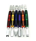 HKCB 6pcs Dual Ends Metal Spudger Set for iPhone iPad Tablet Mobile PhonePrying Opening Repair Tool Kit for iPhone iPad iPod Mobile Phone Tablet Laptop Mp3 WatchPrying Opening Repair Tool Kit