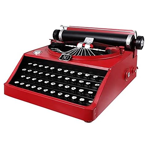 Dongbin Vintage Typewriter Ornament Retro Typewriter Model Manual Typewriter Photo Prop,TV cabinet wine cabinet desktop model room decoration crafts1PCS Cover
