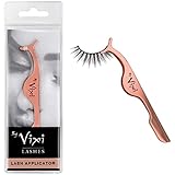 Sin esfuerzo: la punta curvada de la pinza se agarra fácilmente a las pestañas y se adapta rápidamente a las pestañas perfectamente con todas las formas de ojos.