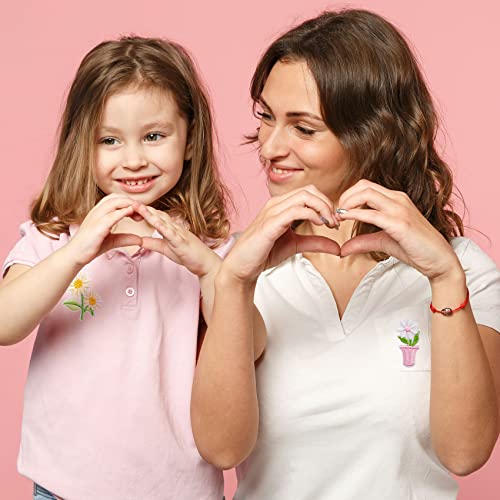 Hinzic 20Pcs Flower Patches, 17 Patterns Decorative Flower Iron On Patches For Clothing Floral Embroidered Patches, Sew On/Iron On Patch Applique For Jacket, Jeans, Hat, Backpacks, Pants #TOP5