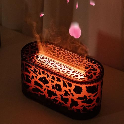 Difusor de aromas eléctrico de 130ml con luces y efecto volcán miniatura 2