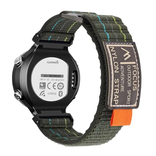 La Mejor Selección de garmin 735xt precio para comprar hoy. 44 Suave Nylon Correas Compatible con Garmin Forerunner 220/230/620/630/735XT Correa, Correa de Elástico Trenzadas Nailon Reloj con Anillo Metálico Sport Pulseras para Garmin...