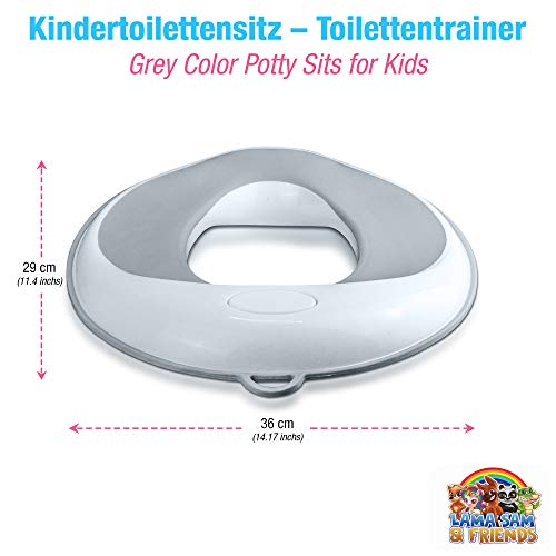 Lama Sam & Friends - Baby Kids Toilet Training Seat - Ring voor jongens of meisjes Veilig Antislip Oppervlak - Afbeelding 3