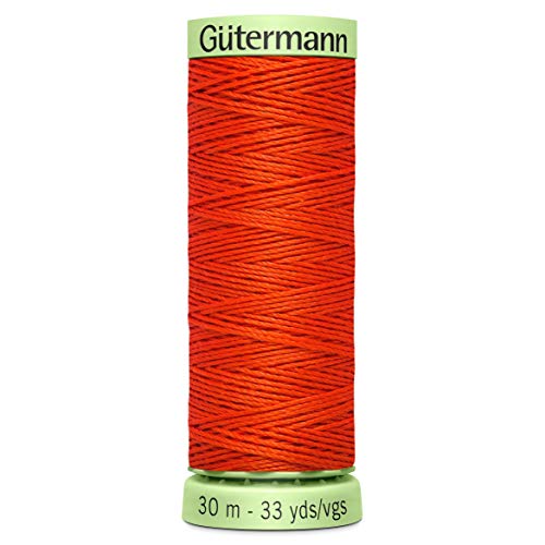 Hilo para coser Gutermann 30 m Naranja miniatura 1