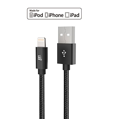 Lax Iphone Charger Lightning Cable - Mfi Certified Durable Braided Apple Lightning Usb Cord For Iphone 11/11 Pro Max/Xs Max/X/Ipad, Ipod & More #TOP5