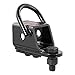 CURT 45006 Bolt-On 2-Inch ATV, UTV Trailer Hitch Receiver Adapter, Gloss Black Powder Coat