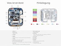 ESP32-C6 1.69 Zoll Display Dev Board, 240×280 262K LCD, 32-bit RISC-V Prozessor, Integriert Wi-Fi 6, IEEE 802.15.4 (Zigbee 3.0 / Thread) und Bluetooth 5, Unterstützung von AI Voice Interaction – Ansicht 7