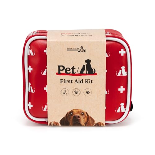 Safety First Aid Group Pet First Aid Kit - Suitable for Dogs, Cats and Other Small Animals