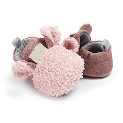 Winter Warm Baby Boys Girls Cotton Slippers Non-Slip Soft Sole Toddlers Booties Cute Cartoon Animal Fleece Cozy Infant Shoes4