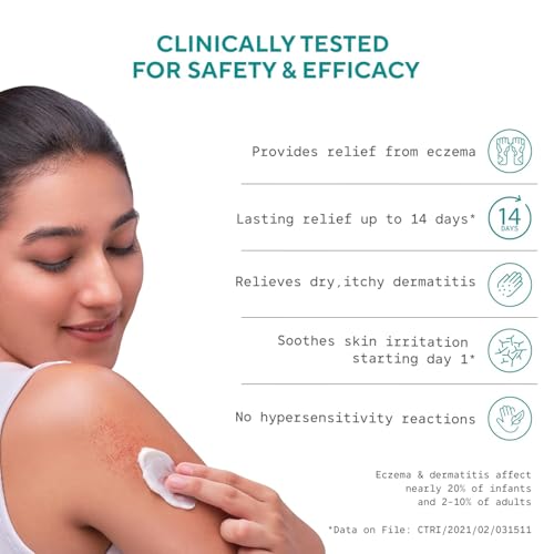Image of EQUALSTWO by Zydus Skin Healing Cream for Baby & Mom - 150gm | Eczema Relief, Rash & Dry Itchy Skin | pH 5.5 | Dermatologist-Tested | Gentle Moisturizer for Sensitive, Red, Irritated Skin, (Pack 2)