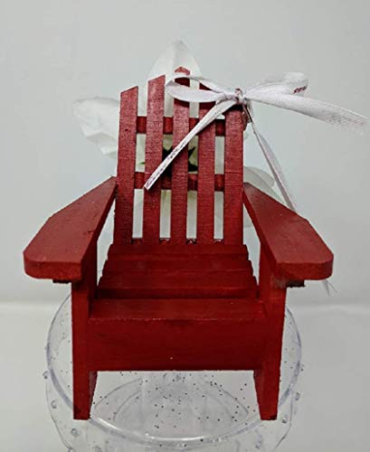 Christmas In Heaven Poem In Empty Chair Tree Ornament Decoration For Remembrance And Sympathy In Red #TOP3