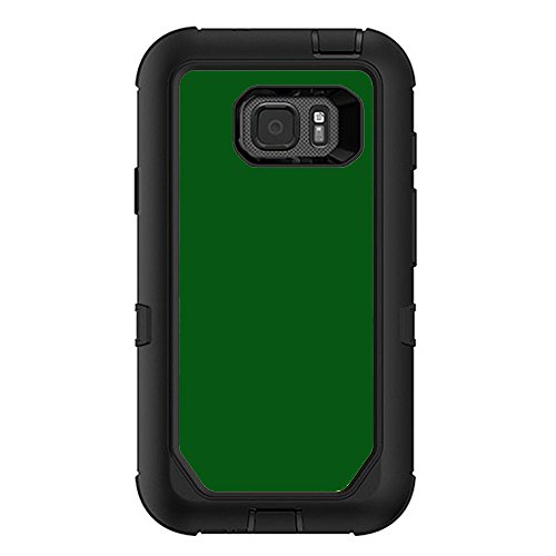 Skin Decal Vinyl Wrap for Otterbox Defender Samsung Galaxy S7 Active Case Stickers Skins Cover/Solid Green,Hunter Green