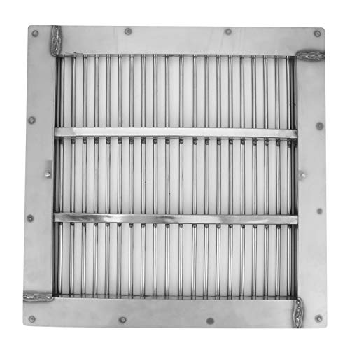 Placa de Cubierta de Drenaje Principal Cuadrada para Piscina de Acero Inoxidable, Cubierta de Drenaje de Piso con Rejilla, diseño antisucción, Duradera, Resistente a la corrosión