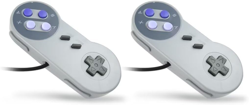 2 Pcs Wired Super USB Controller Gamepad Joysticks Retro Classic Snes Usb PC Gamepad Joystick For Snes MAC USB PC Gamepad Joypad