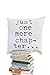 Oh, Susannah Just One More Chapter Pillow Cover - Library Book Lovers Gifts - Bibliophile (1 18x18 inch, Pillowcase) Gifts for Readers Writers Motivational Sign Quotes Birthday Present