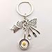 Produktbild KFYOUXIN 1pc Food Key Ring Ei Bratpfanne Pommes Frites Pizza Schlüsselbund Niedliche Schlüsselanhänger Spielzeug Geschenk Keyring Foodie Geschenk