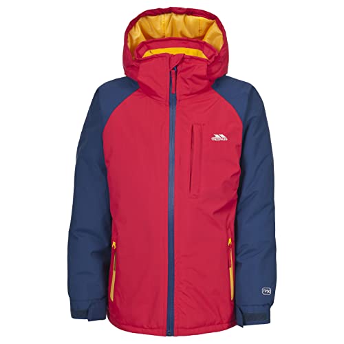 Trespass Boy's Rhys TP50 Jacket, 7/8, Red