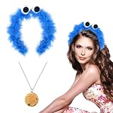 fg monster truck 4wd Set di cerchietti per capelli Cookie Monster: riceverete 1 cerchietto per capelli Cookie Monster, 1 collana per biscotti, fascia con morbido peluche blu e occhi bianchi impertinenti. Indossate il cerchietto krümelmonster e vi trasformerete in un adorabile mostro di biscotti e godetevi la festa.