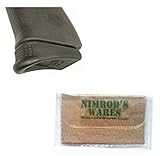 Nimrod's Wares Pearce Grip Extension for Glock 43X 48 PG-48 Bundle with Microfiber Cloth