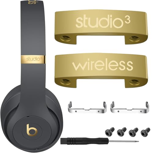 Studio 3 �q���W�������i ���^���܂肽���݃I���W�i���q���W �w�b�h�o���h�R�l�N�^�[ �N���b�v�s���J�o�[ �A�N�Z�T���[�C���L�b�g Beats Studio3���C�����X�I�[�o�[�C���[�w�b�h�t�H���Ή� (�S�[���h)