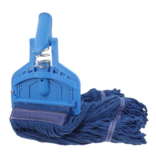 Mop réutilisables coton lavable et lingettes de nettoyage sol à clips Healvian