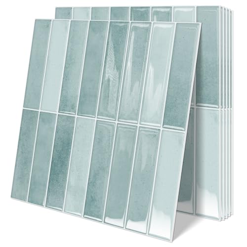 10 Sheets Upgraded Thicker Design Subway Tile Peel and Stick