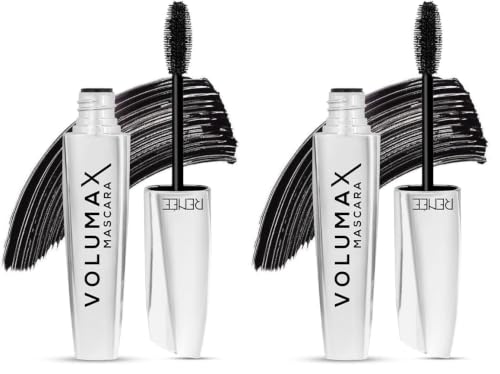 Image of RENEE Volumax Mascara Black 10ml | Quick Dry, Waterproof, Long Lasting Weightless Formula | Volumizes, Lengthens & Conditions the Lashes With Intense Color | 360 - Degree Wand for Clump Free Application