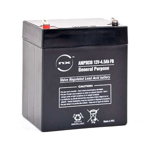 NX NP4.5-12, 12V 4.5AH (as 4Ah & 5Ah) SEALED LEAD RECHARGEABLE UPS BATTERY KIDS CHILDRENS TOY CAR BATTERY
