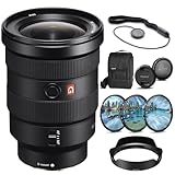 Sony FE 16-35mm f/2.8 GM Lens (SEL1635GM) + Filter Kit + Lens Cap Keeper + Cleaning Kit + More (Renewed)