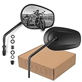 LDJXDADI Black Sportster Mirrors for Road King Street Electra Glide Dyna Softail Road Glide Motorcycle Rearview 1982-2019 2020 2021 2022 2023
