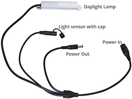Green Feathers Daylight White LED Light for Nest and Bird Boxes, Perfect for use with 12V Bird Box or Hedgehog Home Cameras - No Power Supply