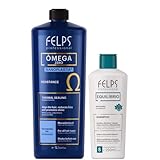 Kit Felps Professional Omega Zero Nanoplastia Hair Straightening Treatment Kit with Anti-Dandruff Shampoo, Formaldehyde Free, 1L + 250mL