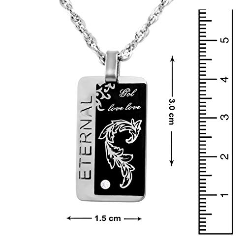 Image of Nakabh Premium Personality Stainless Steel Chain Pendant Locket