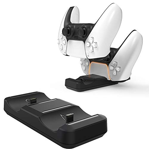Doppelte Ladegeräthalterung für PS5 DualSense-Controller-Ladegerät, Playstation 5 DualSense Wireless Controller, Playstation 5 Spielzubehör