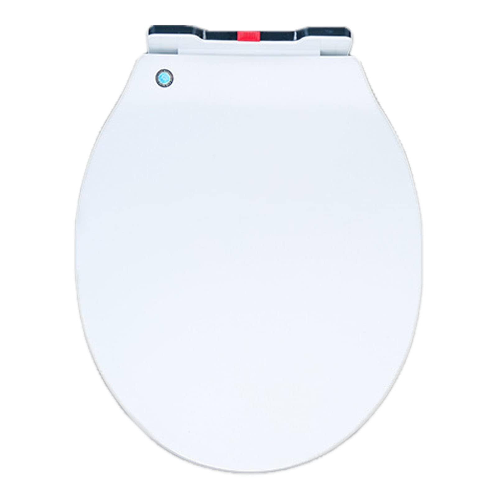 Elongated Toilet seat, Slow-cinston Tighten Easily Install White, Adjustable, Lightweight, Durable, Portable, User-Friendly, Compact, Close, Never, Loosen, Easy