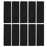 Begot 10 Pcs Ceiling Fan Filters for Blades, Carbon Fiber Easy-Stick Universal Celing Fan Air Filter for Air Filtration And Deodorization, Easy to Install