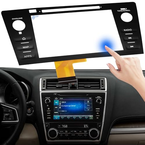TsuperU 8' Touch Screen Digitizer Replacement for Subaru Outback Legacy Radio Screen 2018 2019, Touchscreen fit 86471-AL68A 86431-AL66A OEM Upgraded Ultra-Sensitive High-Temperature Resistant-MAP