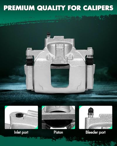 Image of SCITOO Front Left+Right Brake Calipers With Bracket 18B5045 18B5044 Compatible For Chrysler 2008-2012 For Dodge 2007-2016 For Jeep 2007-2012 For Ram 2012 For Volkswagen 2009-2012