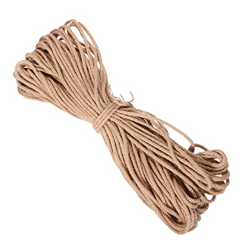 Toddmomy 3 Pecas Corda Corda Faça Você Mesmo Natural Linho Artesanal Corda Substituição Árvore Subst