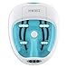 HoMedics  Foot Salon Pro Footbath with Heat Boost Power | Massaging Vibration, 4 Pedicure Spa Attachments, Splash Guard | Soothe Tired Muscles, 4 Pressure Node Rollers, Built-In Storage
