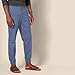 Amazon Essentials Men's Straight-Fit Washed Cotton Chino Jogger Pant, Indigo, Small