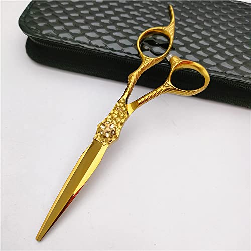 Ciseaux de coiffure professionnels 6 pouces en acier japonais 440C pour effilage
