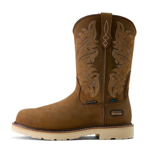 ARIAT mens Activator Argo Waterproof Round Toe Composite Toe Work Boot2