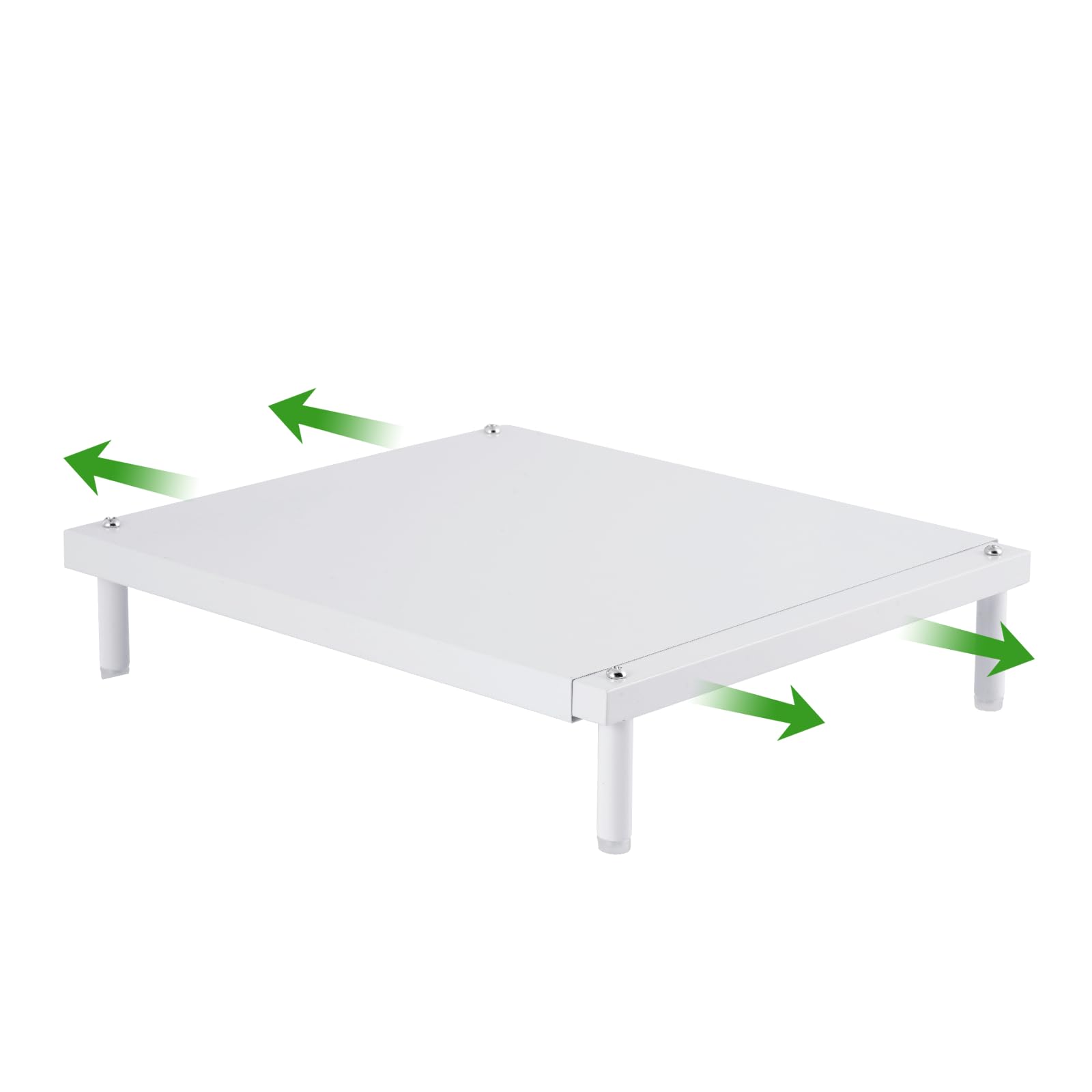 YUCHENGTECH Couvercle de Cuisinière à Gaz Acier au Carbone,34x8x37-62cm | Cache Plaque de Cuisson Gaz Protege Plaque de Cuisson Gaz,Blanc