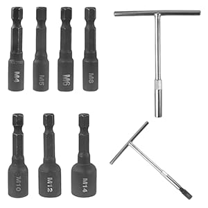 Gxwcyi 7-Teiliges Gewindebohrer Adapter Set