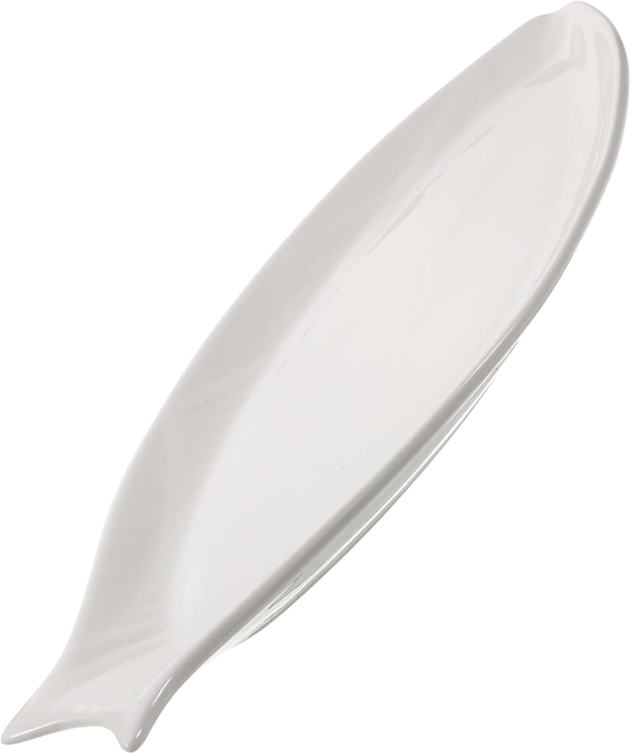 Ceramic Fish Platter Oval Fish Plate White Ceramic Fish Platter Fish Shaped Plate