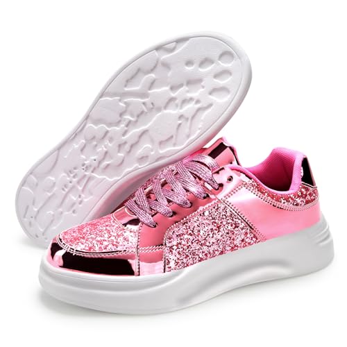 Glitter Sneakers for Women - Sparkly Bling Sequin Sneakers for Wedding, Party & Casual Wear2