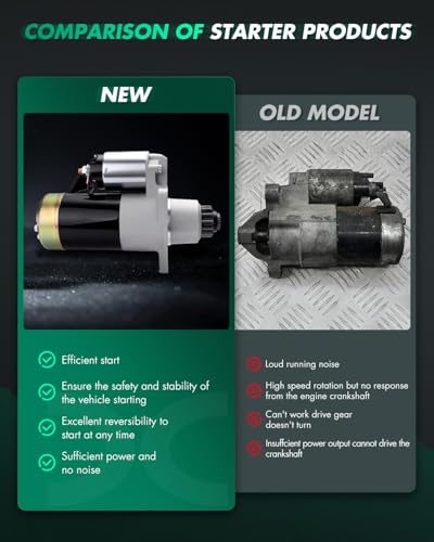 Image of SCITOO Motor Starter for SMT0084 Starters Fit for Mercury for Villager 1993-2002, for Nissan for Maxima 1992-1994, for Nissan for Quest 1993-2002
