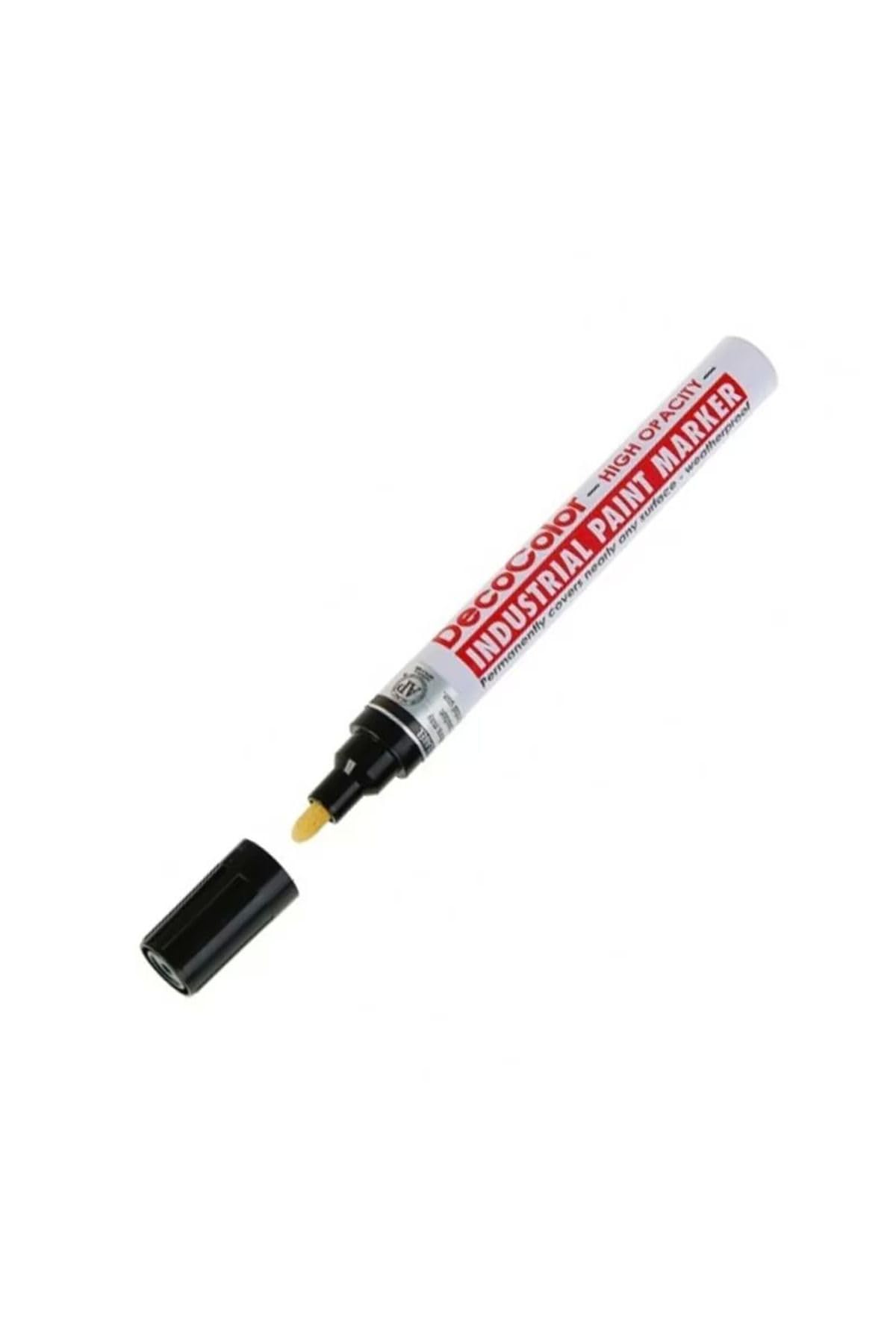 Marvy 728 Industrıal Paint Markör Su Ve Isıya Dayanıklı Black
