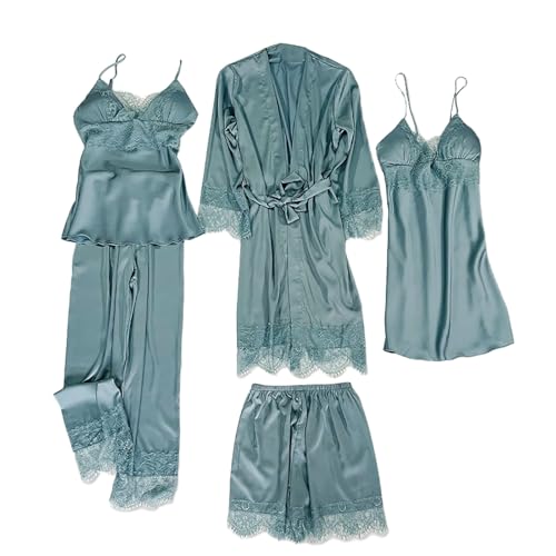 Ensemble de lingerie en soie pour des nuits douces en pyjama et robe de nuit en dentelle